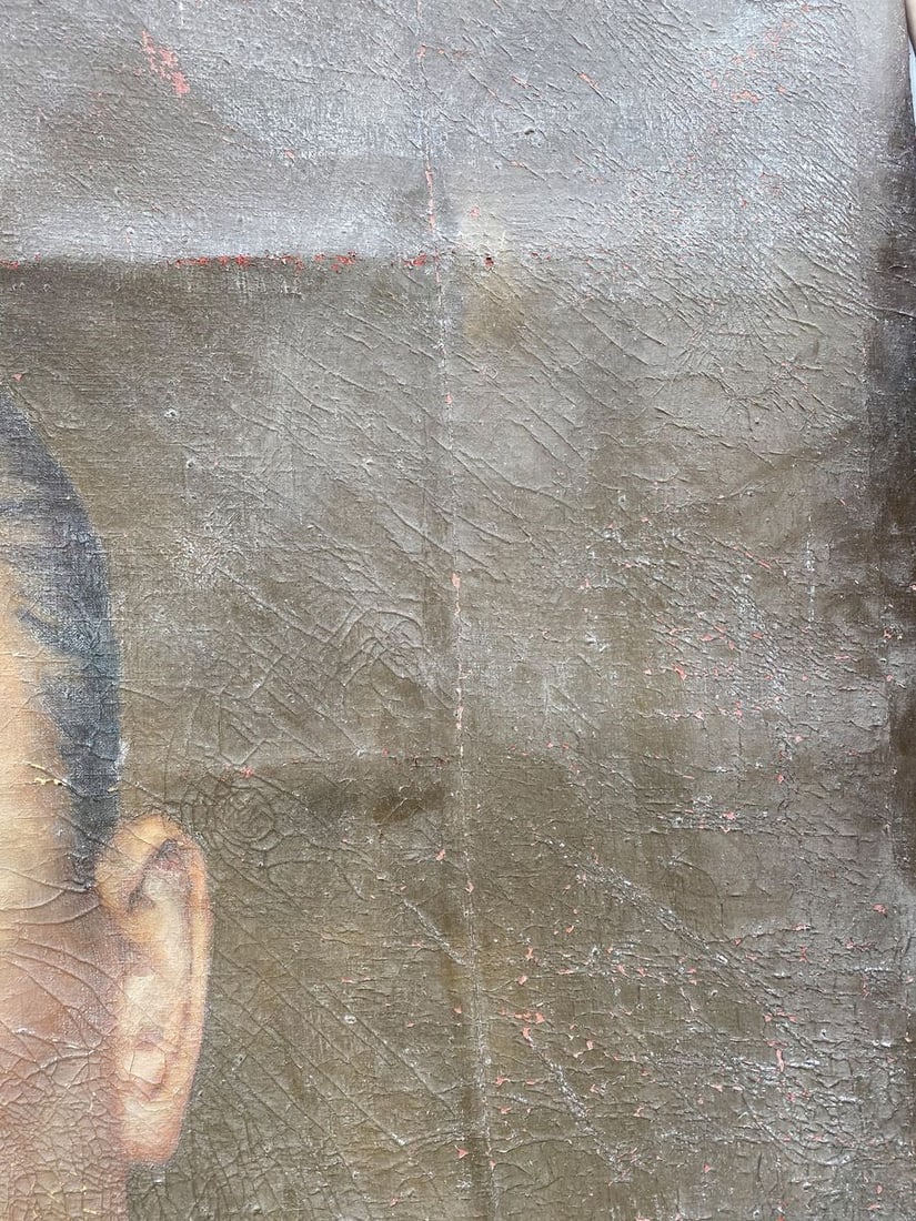 Social realism oil painting Portrait of Brezhnev Unknown author - 10