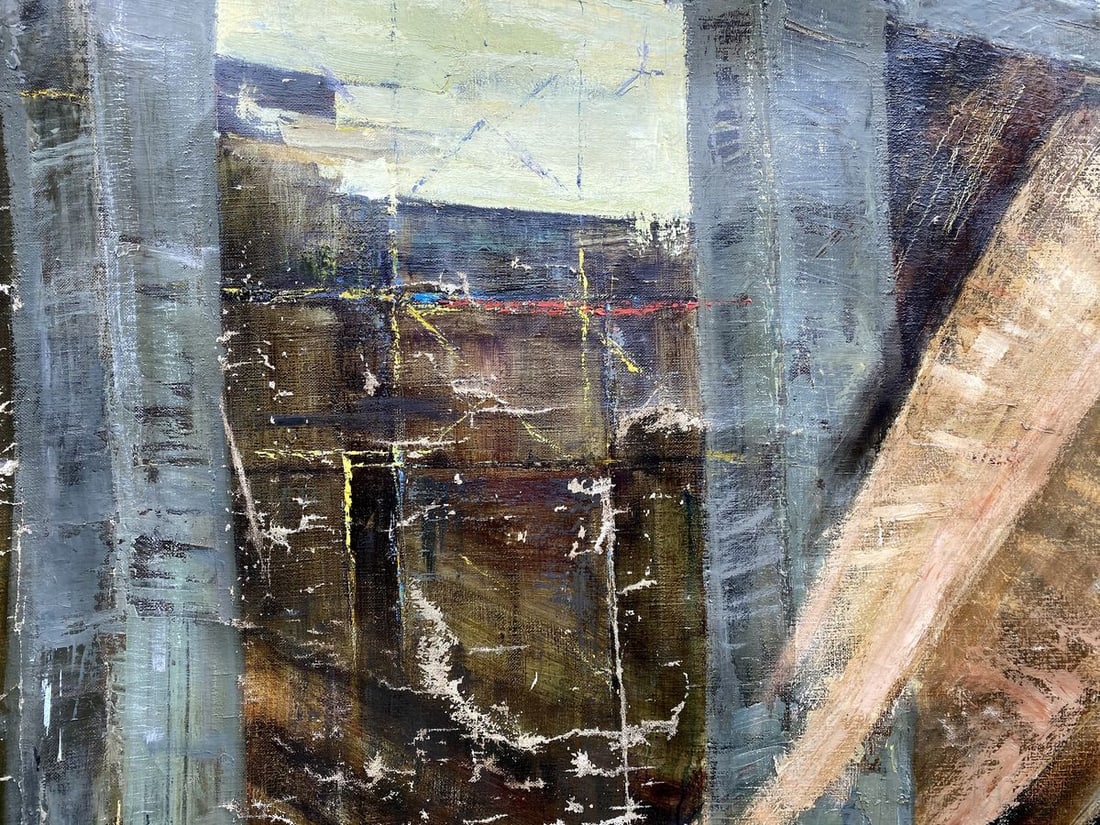 Oil painting Monument Vladimir Vasilievich Korsun - 15