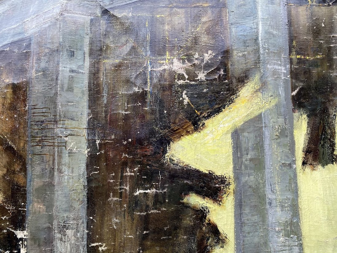 Oil painting Monument Vladimir Vasilievich Korsun - 9