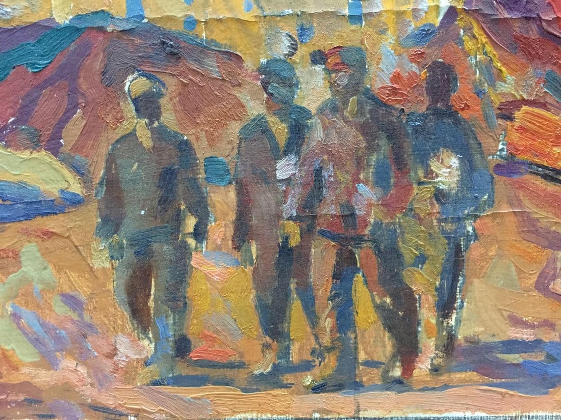 Oil painting Building complex Kostenko Anatoly Alexandrovich - 3