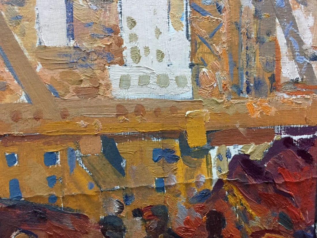Oil painting Building complex Kostenko Anatoly Alexandrovich - 4
