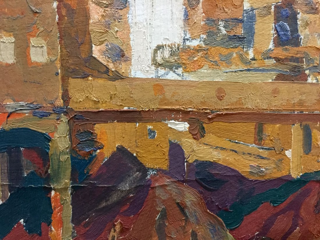 Oil painting Building complex Kostenko Anatoly Alexandrovich - 5