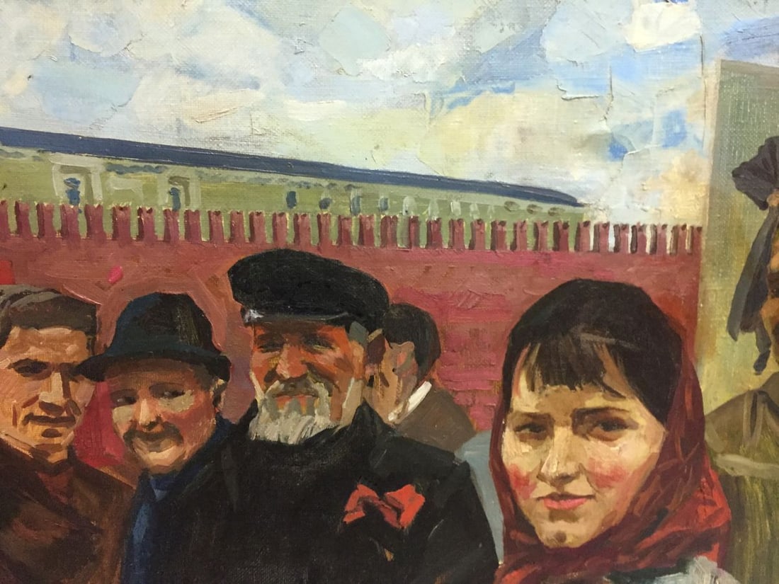 Oil painting On the Red Square Alexander Repka - 10