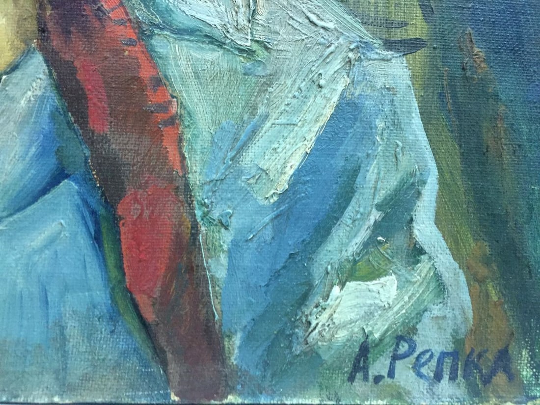 Oil painting On the Red Square Alexander Repka - 4