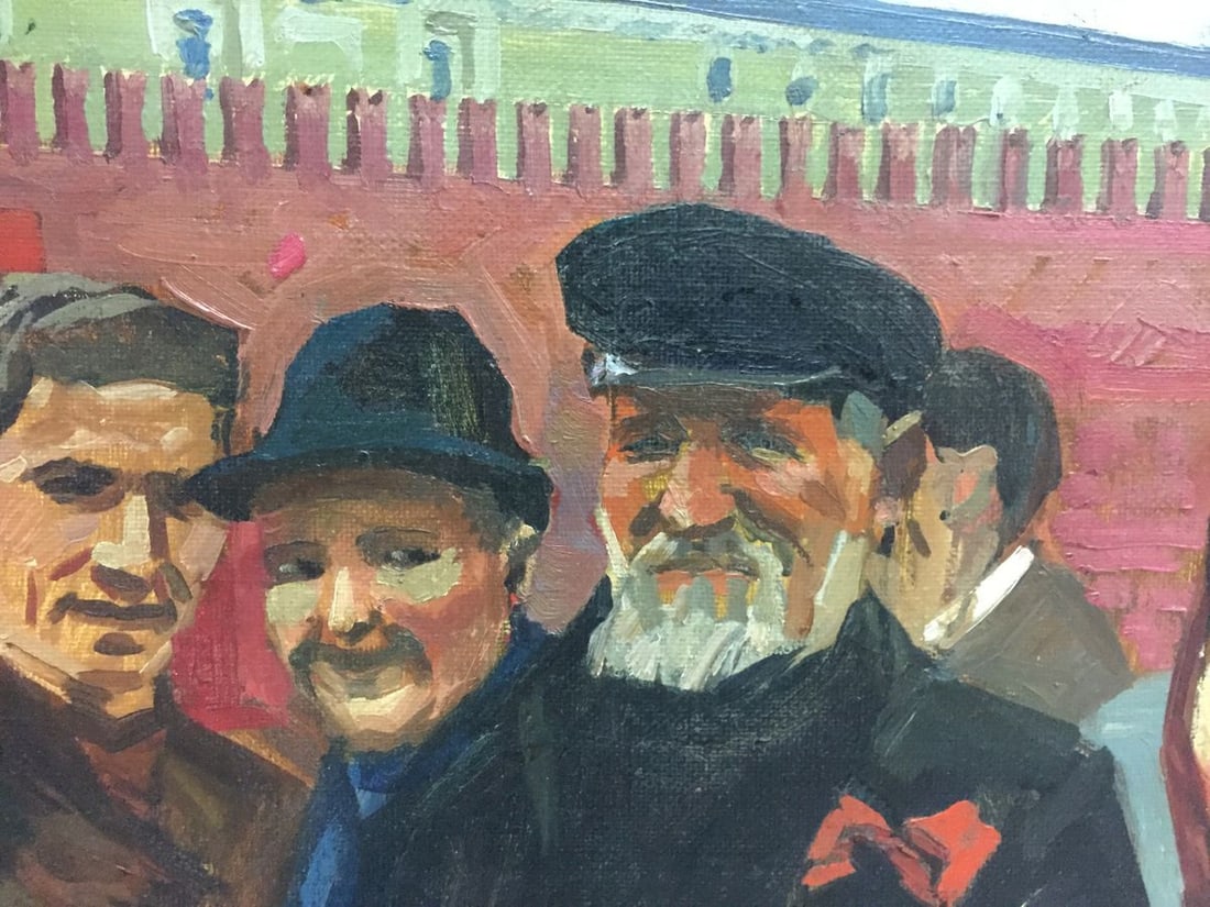 Oil painting On the Red Square Alexander Repka - 6