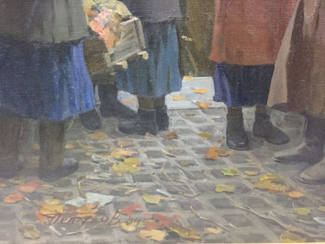 Oil painting We have returned Petukhov Vasily Afanasevich - 11