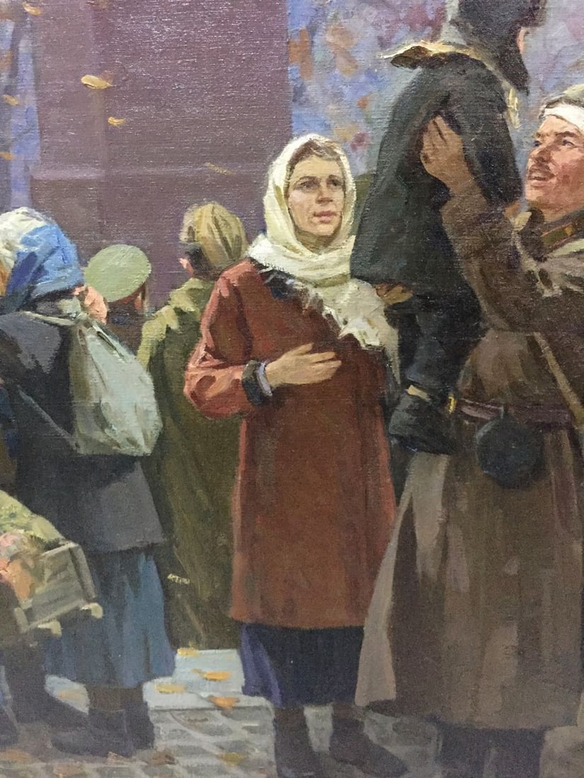 Oil painting We have returned Petukhov Vasily Afanasevich - 4