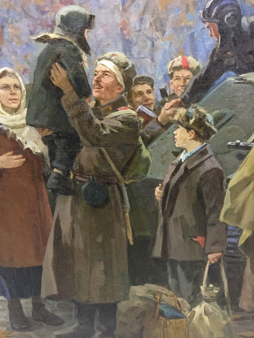 Oil painting We have returned Petukhov Vasily Afanasevich - 5