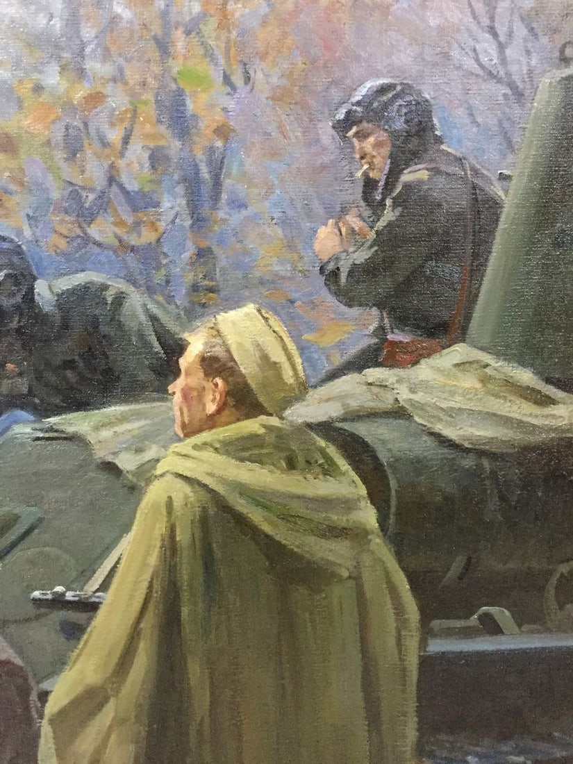 Oil painting We have returned Petukhov Vasily Afanasevich - 7