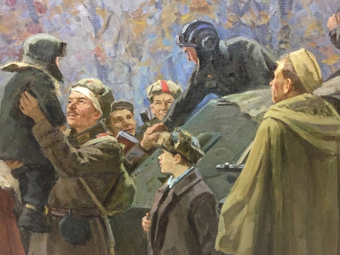 Oil painting We have returned Petukhov Vasily Afanasevich - 8