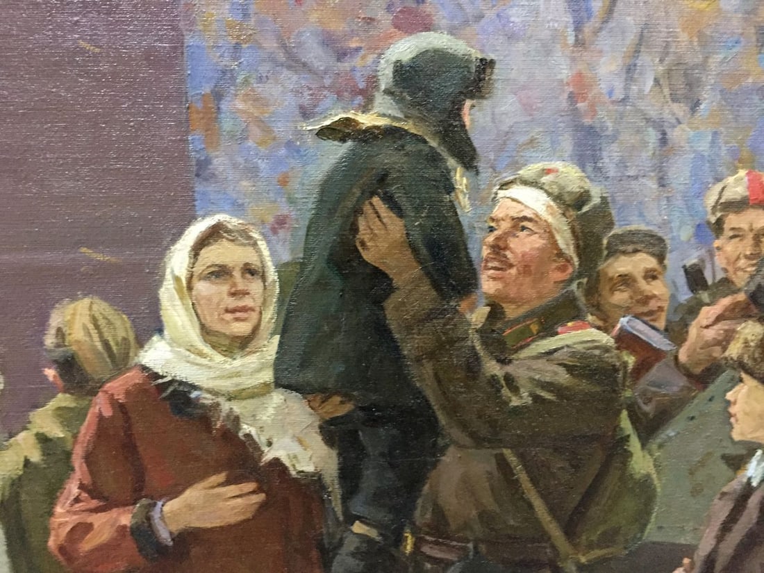 Oil painting We have returned Petukhov Vasily Afanasevich - 9