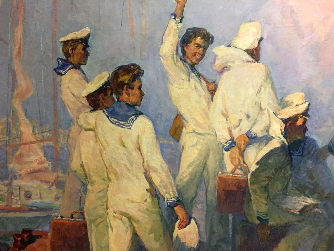 Oil painting Sails of our youth Pavlyuk Georgy Nikolaevich - 11