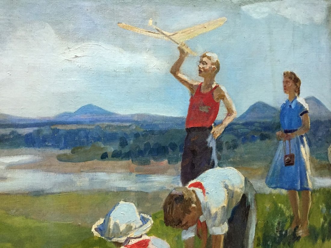 Oil painting Family on vacation - 6