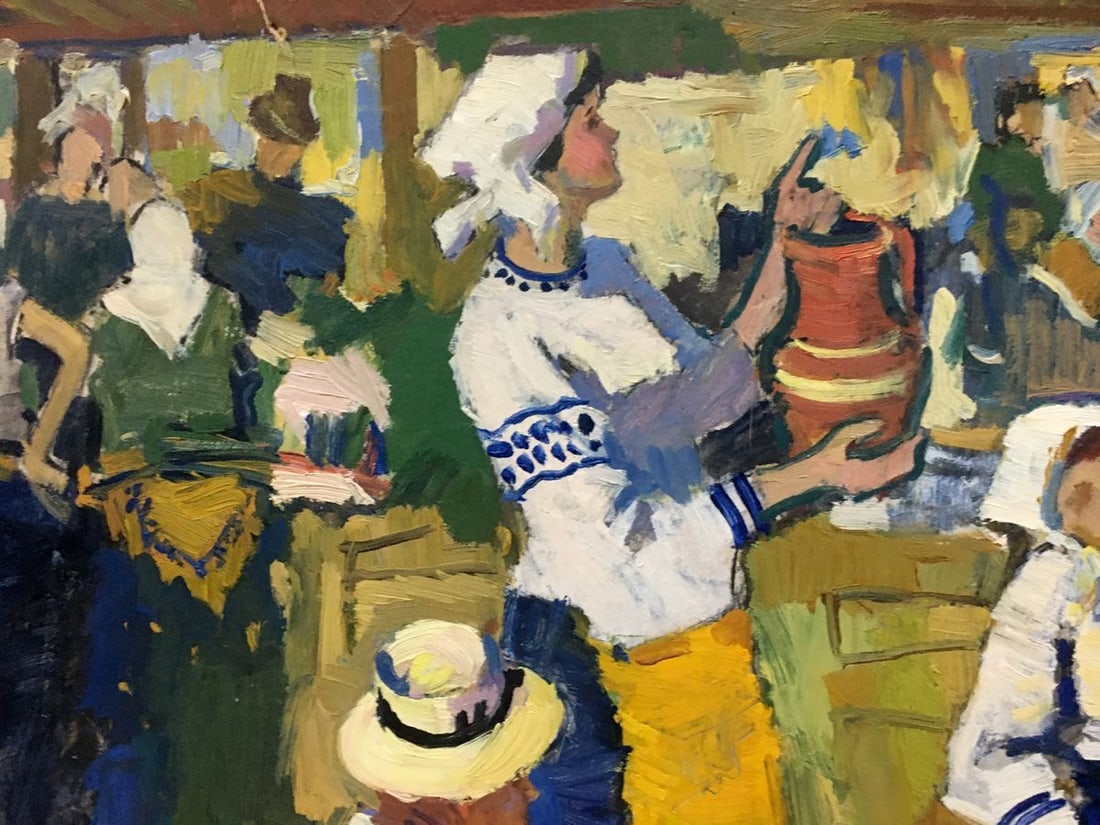 Oil painting On the market Pokulity Konstantin Ivanovich - 6