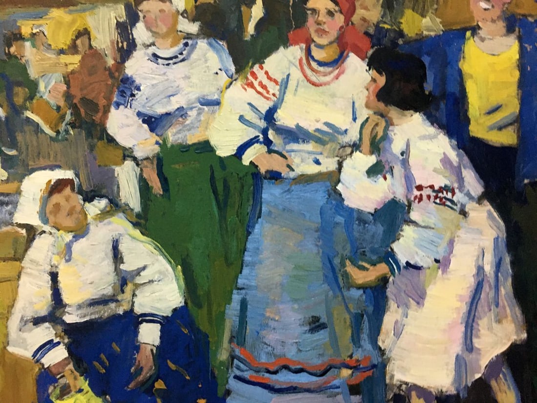 Oil painting On the market Pokulity Konstantin Ivanovich - 7