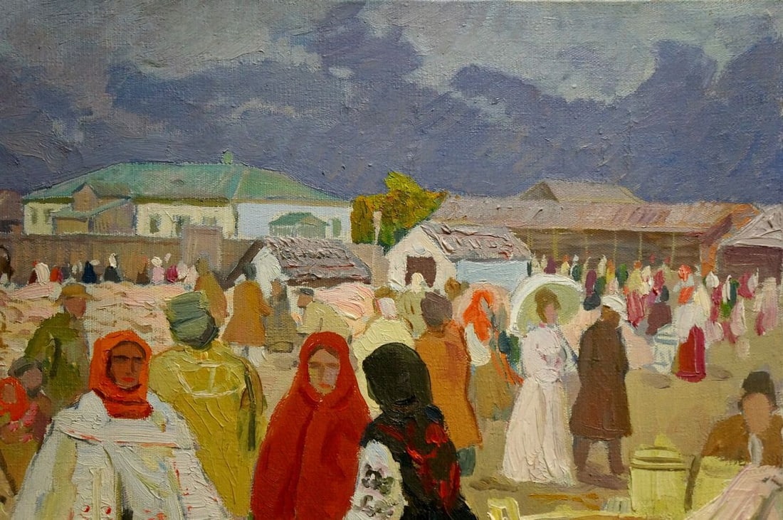 Oil painting On the market Yuzefovich Natalia Vladimirovna - 4