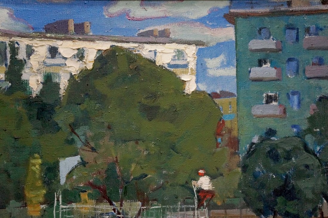 Oil painting Stadium Korostelev Vladimir Alexandrovich - 4