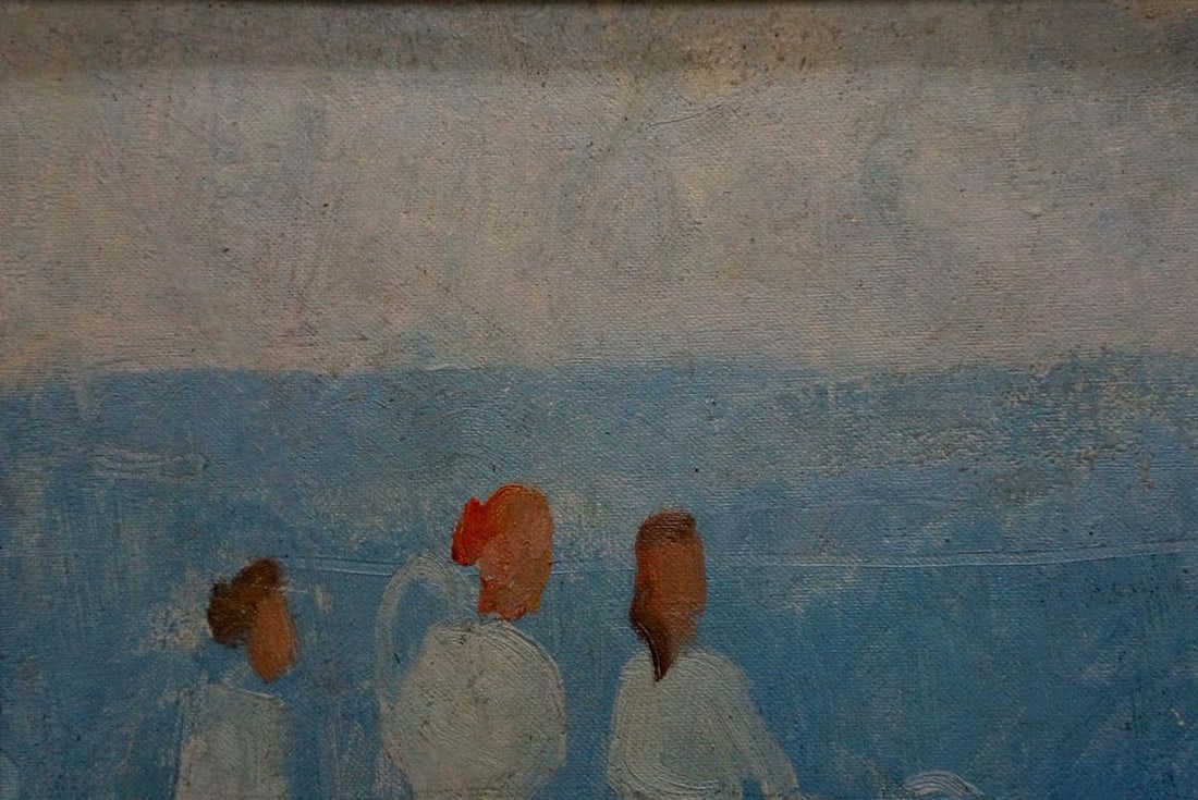 Oil painting Tennis players - 4