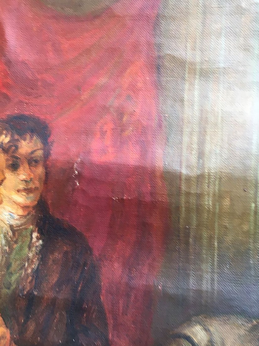 Oil painting Lenin among delegates of the 3rd Congress of Komsomol Terentyev Vladimir Vasilievich - 7