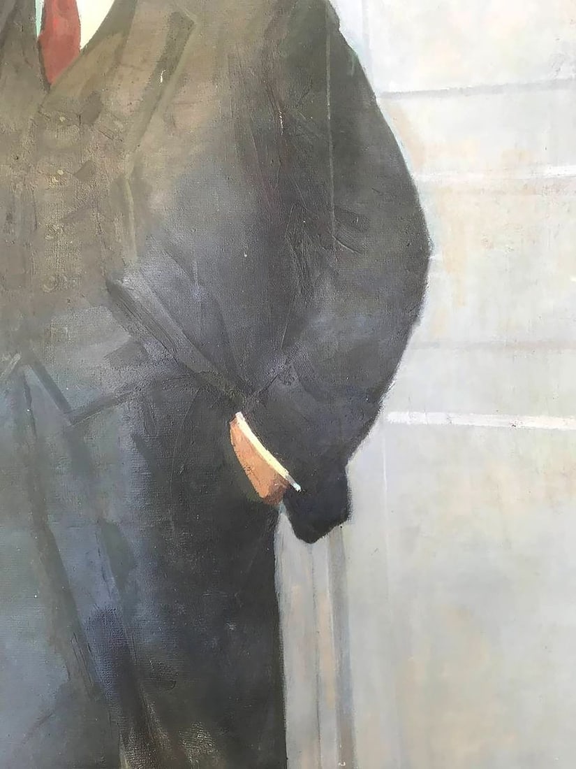Oil painting Portrait of Lenin Bilan Petr Ilyich - 5
