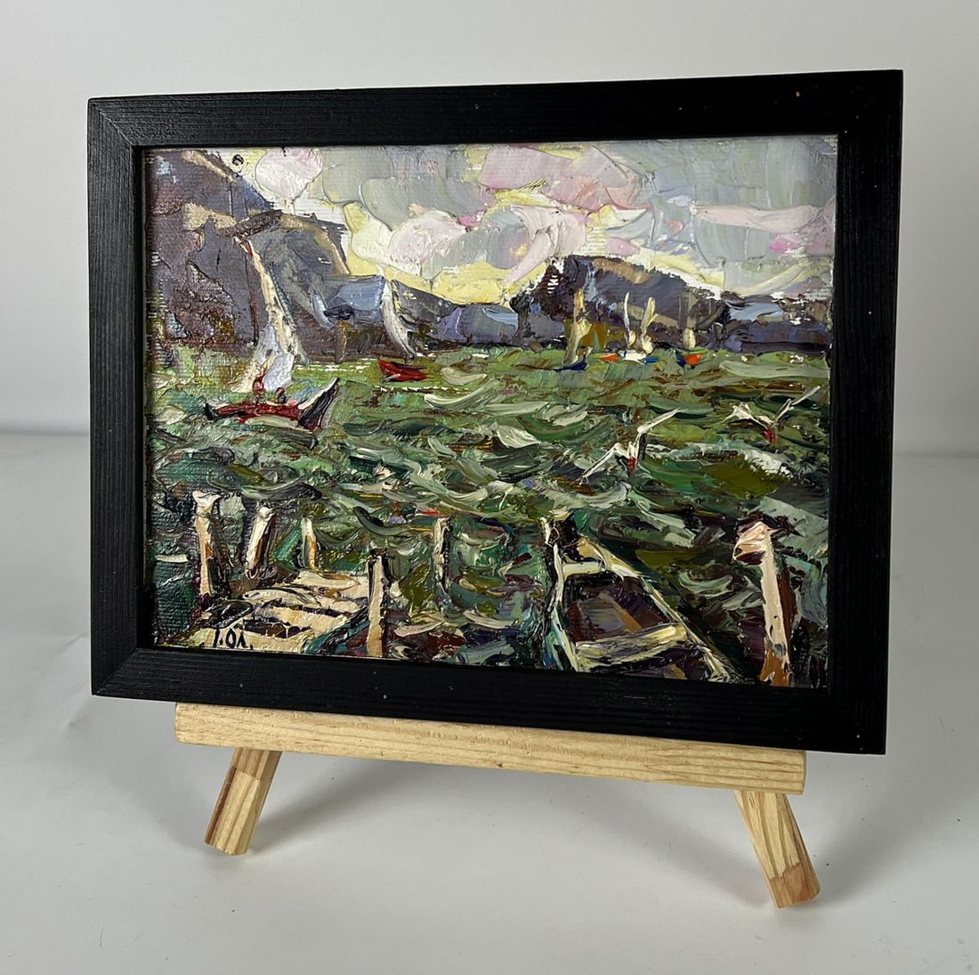 Oil painting Sailboats at sea Oleksiy Ivanyuk - 2