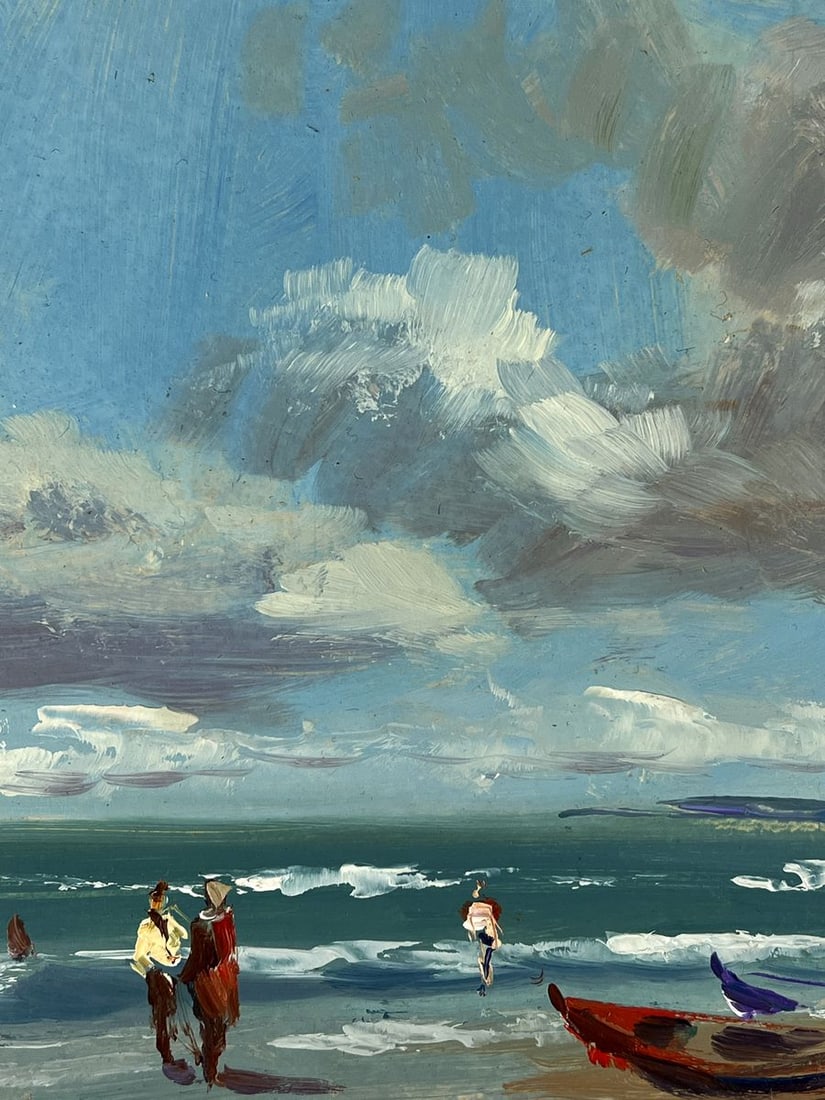 Oil painting Rain is coming over the sea Yuriy Suprunchuk - 6