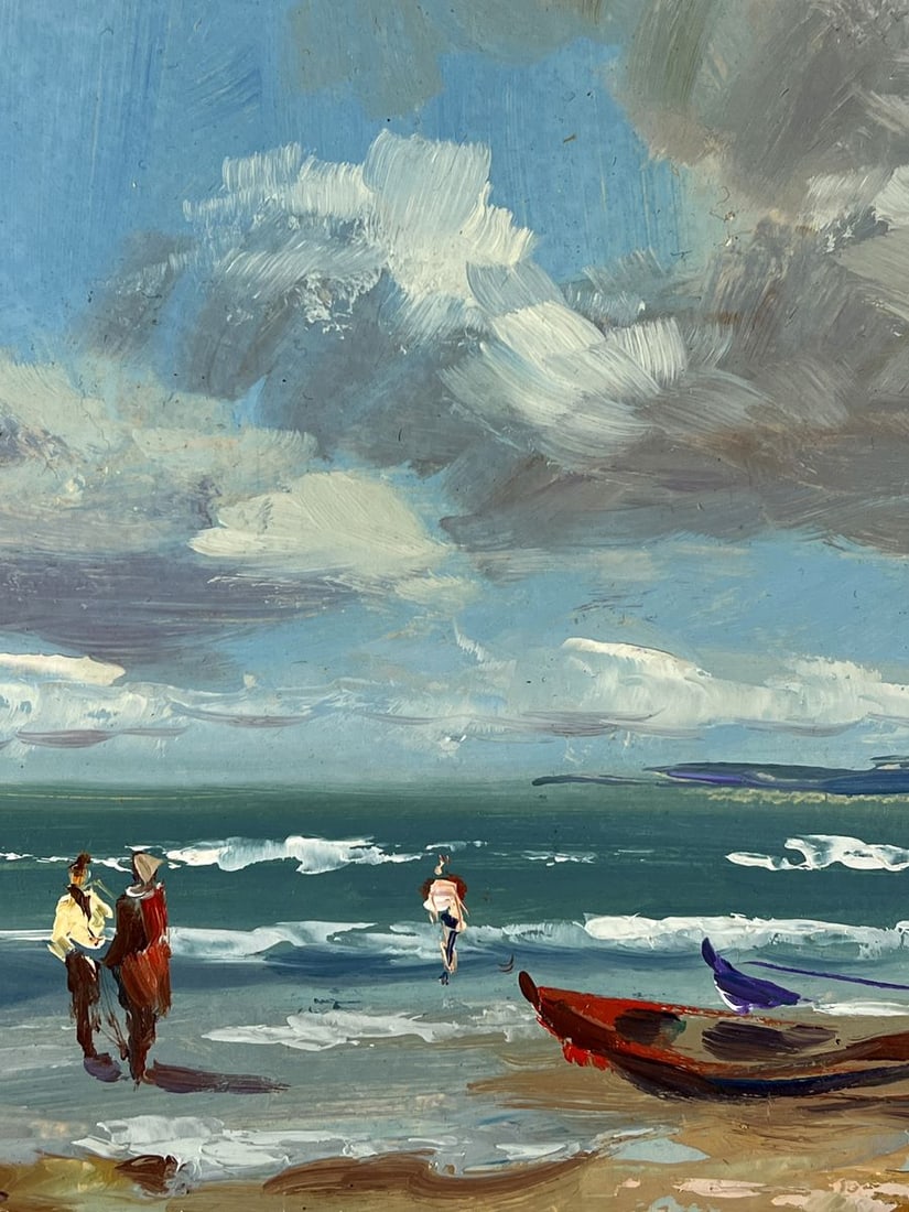 Oil painting Rain is coming over the sea Yuriy Suprunchuk - 7