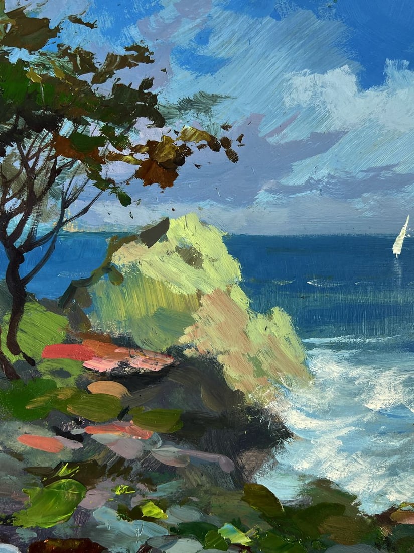 Oil painting Beautiful Sea View Yuriy Suprunchuk - 5