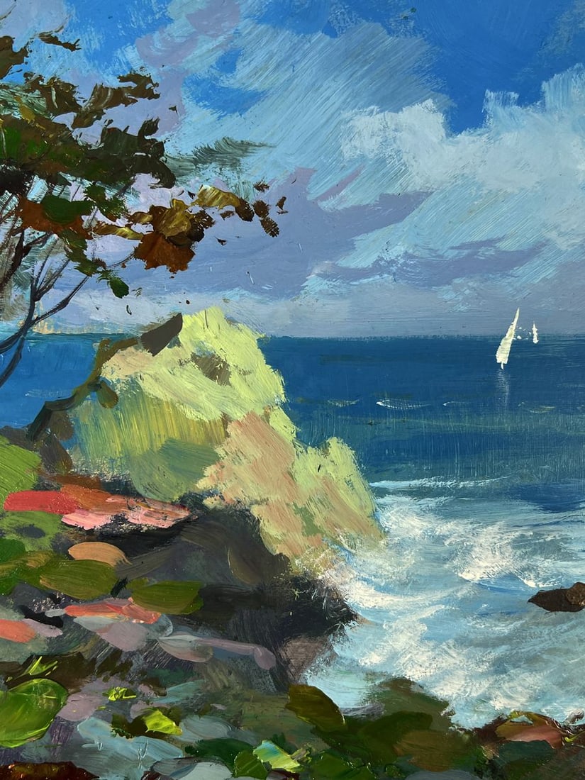 Oil painting Beautiful Sea View Yuriy Suprunchuk - 6
