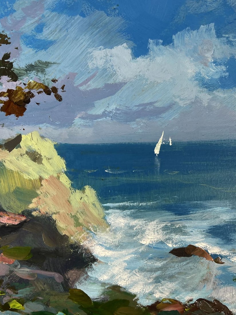Oil painting Beautiful Sea View Yuriy Suprunchuk - 7