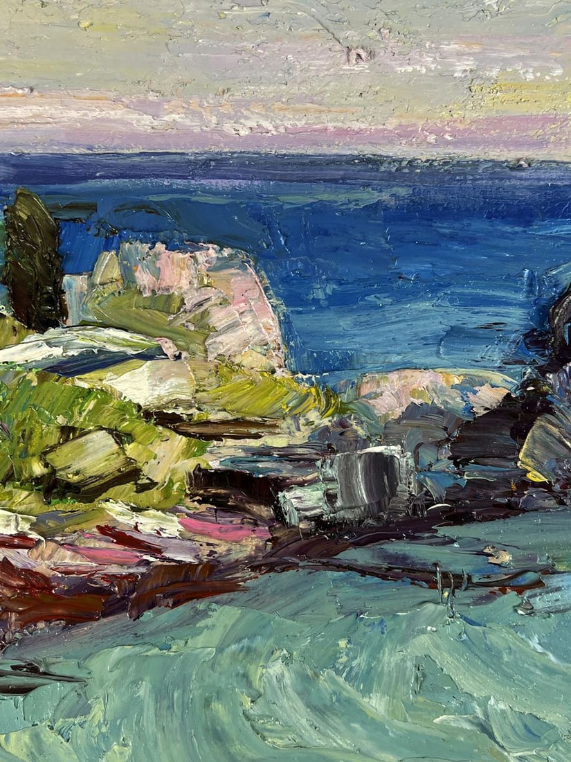 Oil painting Evening sea horizon Boris Serdyuk - 6