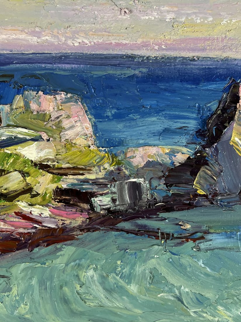 Oil painting Evening sea horizon Boris Serdyuk - 7