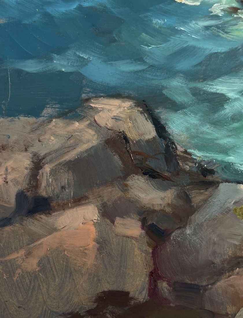 Oil painting Rocks off the coast Yuriy Suprunchuk - 7