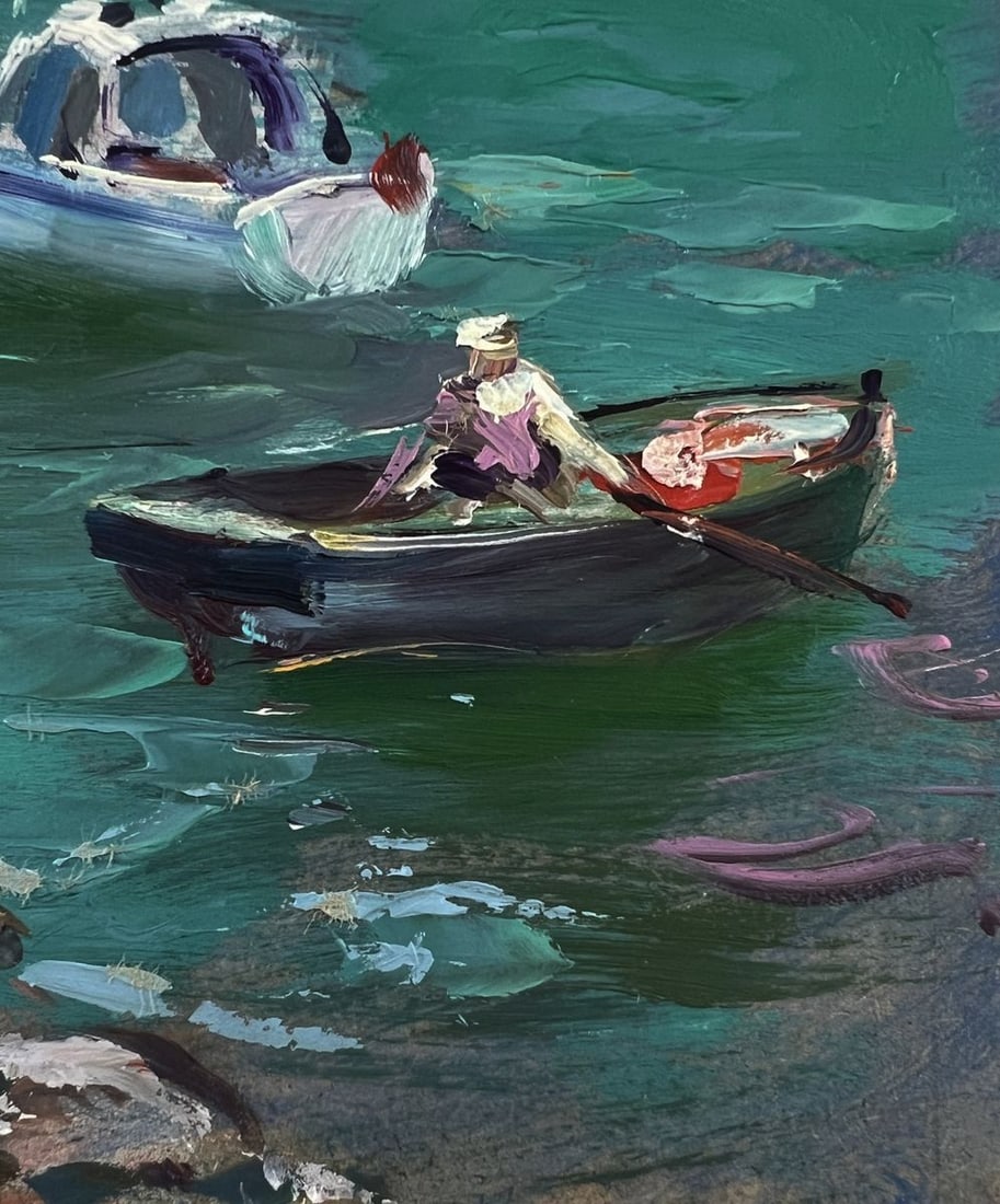 Oil painting Boats on the seashore Yuriy Suprunchuk - 9
