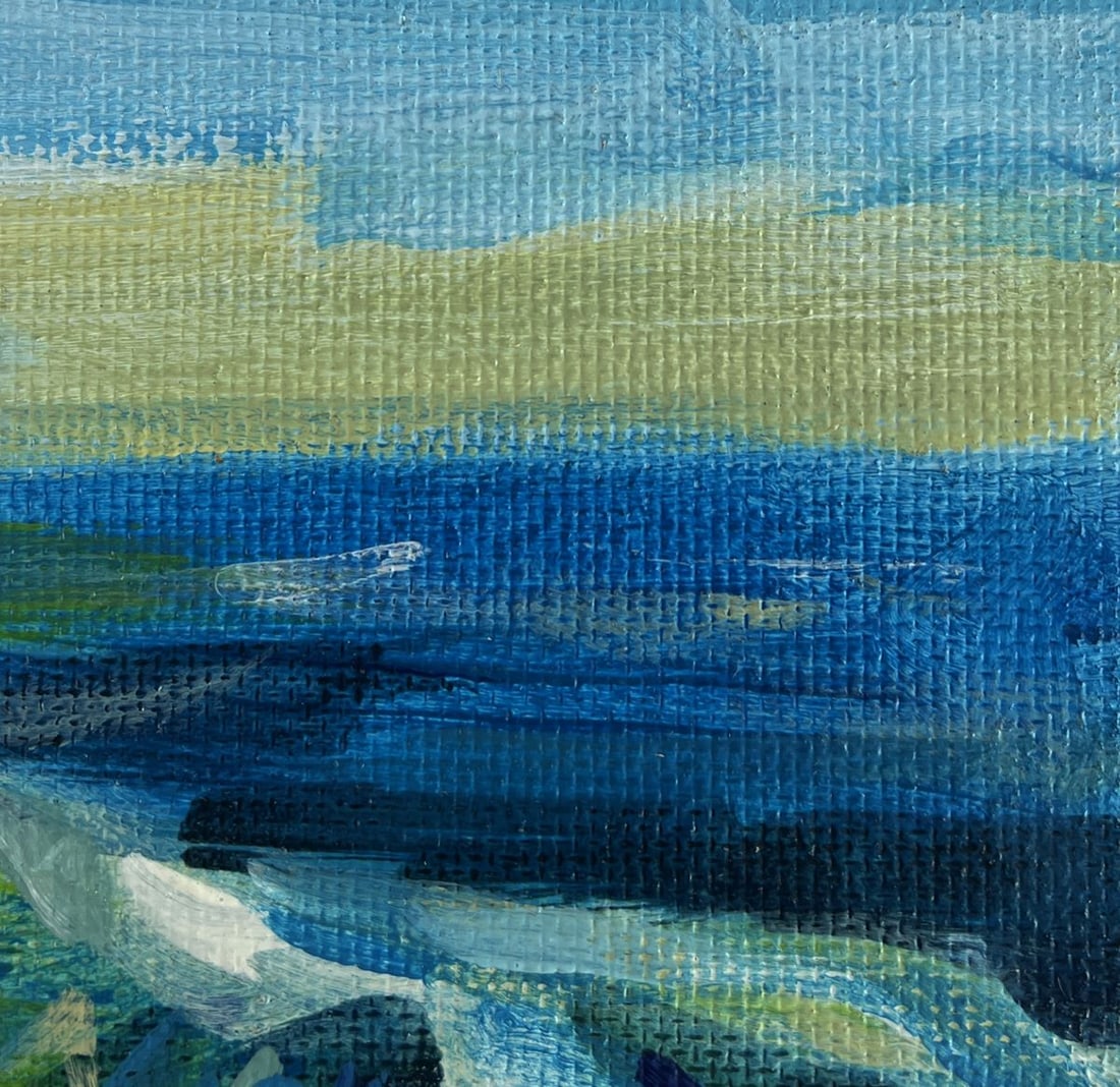 Acrylic painting Dance of the Waves Mykhailo Patskan - 4