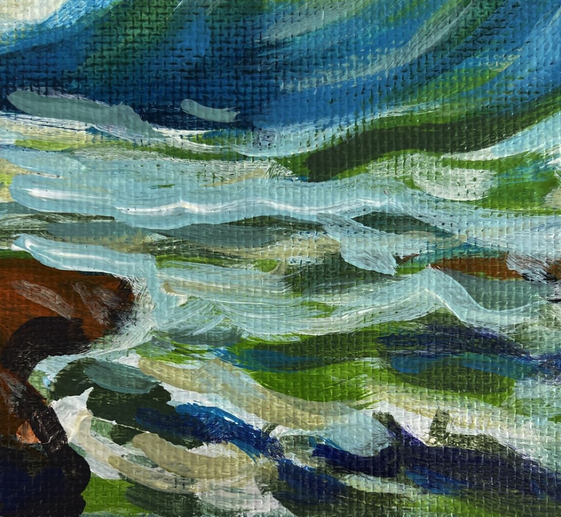Acrylic painting Dance of the Waves Mykhailo Patskan - 8