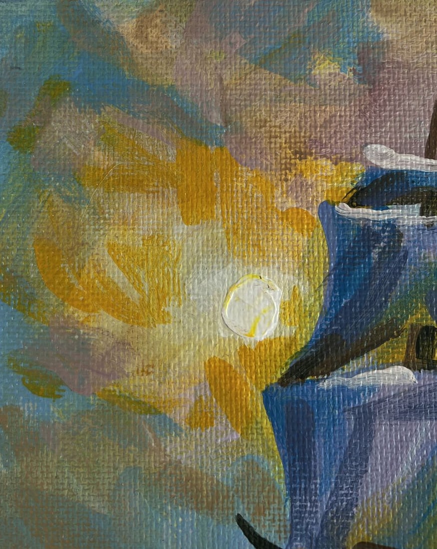 Acrylic painting Sunset Journey Mykhailo Patskan - 5