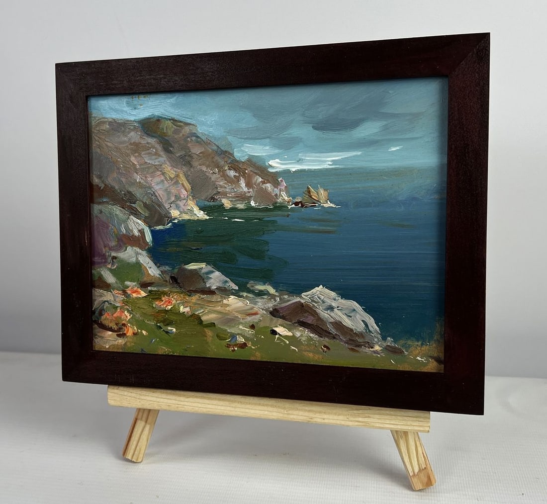Oil painting Sea breeze on the shore Yuriy Suprunchuk - 2