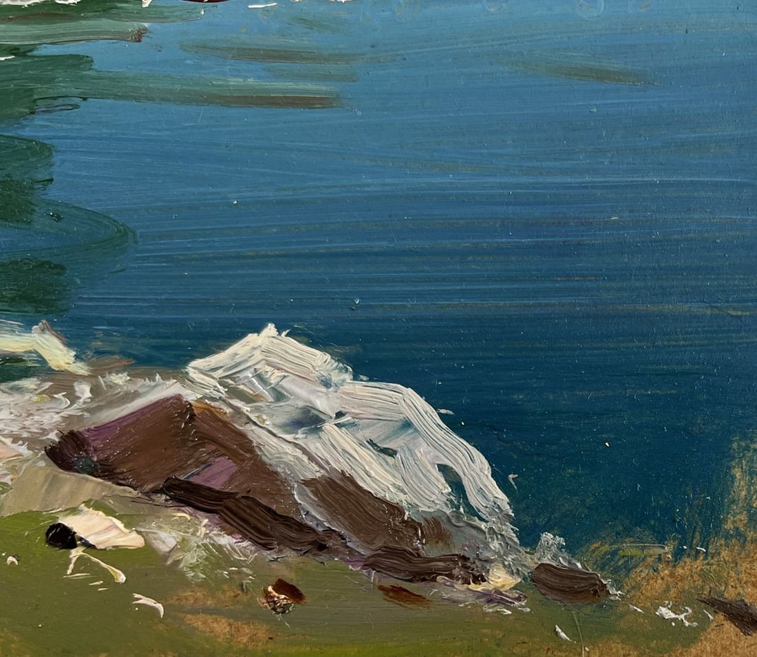 Oil painting Sea breeze on the shore Yuriy Suprunchuk - 5
