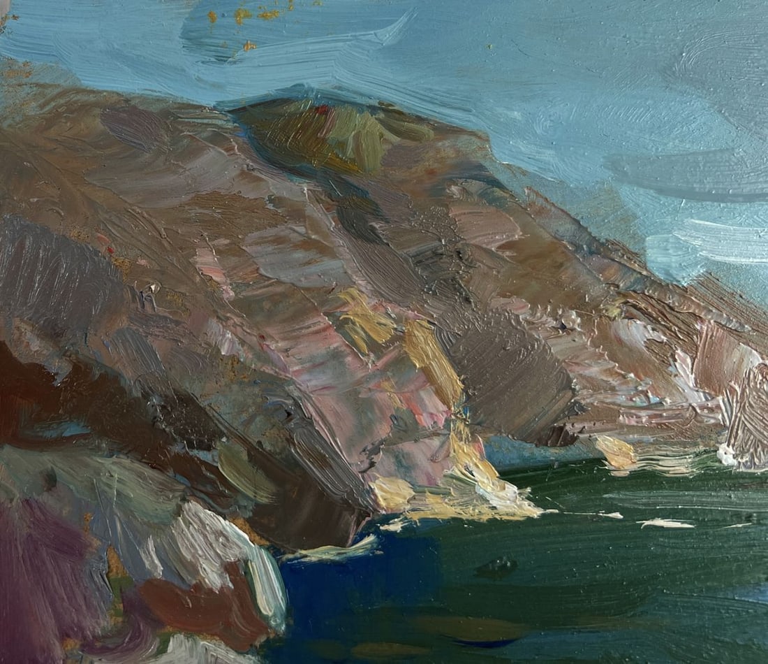 Oil painting Sea breeze on the shore Yuriy Suprunchuk - 7