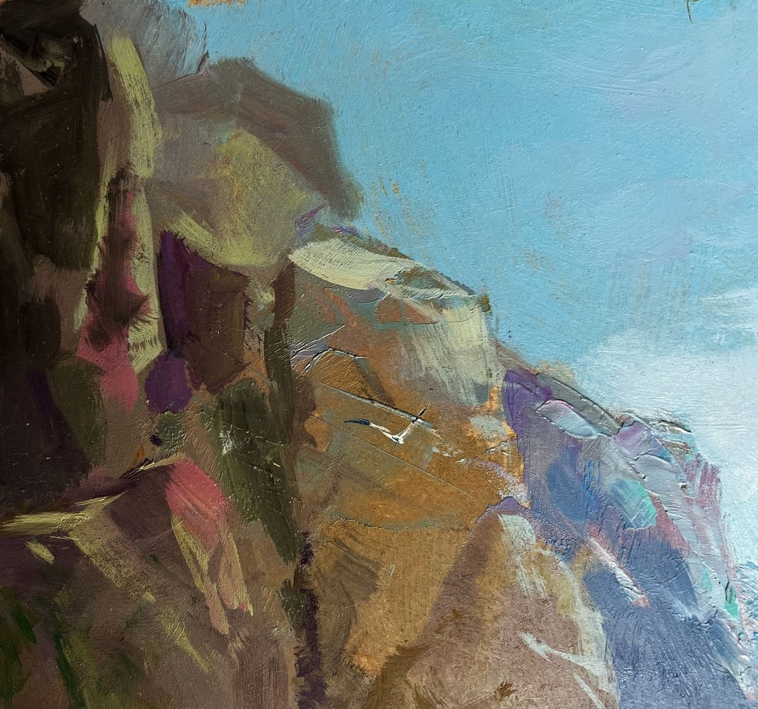 Oil painting Seagulls flying over the sea Yuriy Suprunchuk - 6