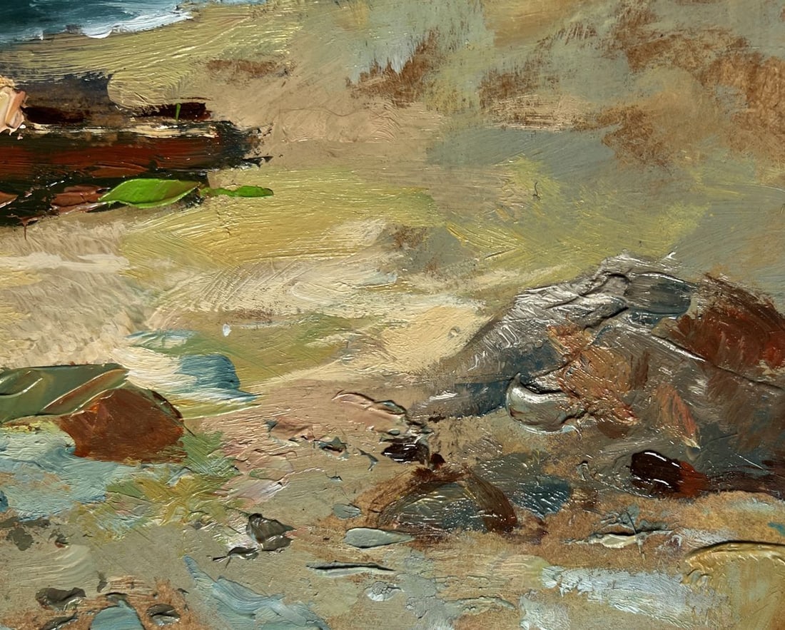 Oil painting Dream of the sea and mountains Yuriy Suprunchuk - 4