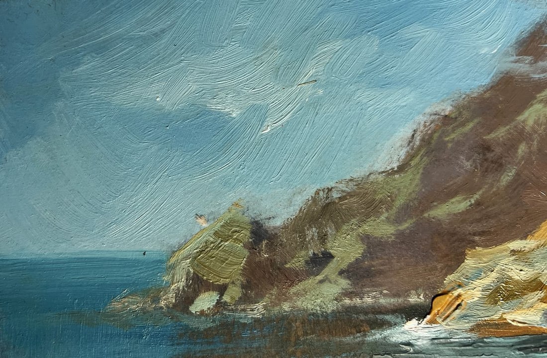 Oil painting Dream of the sea and mountains Yuriy Suprunchuk - 7