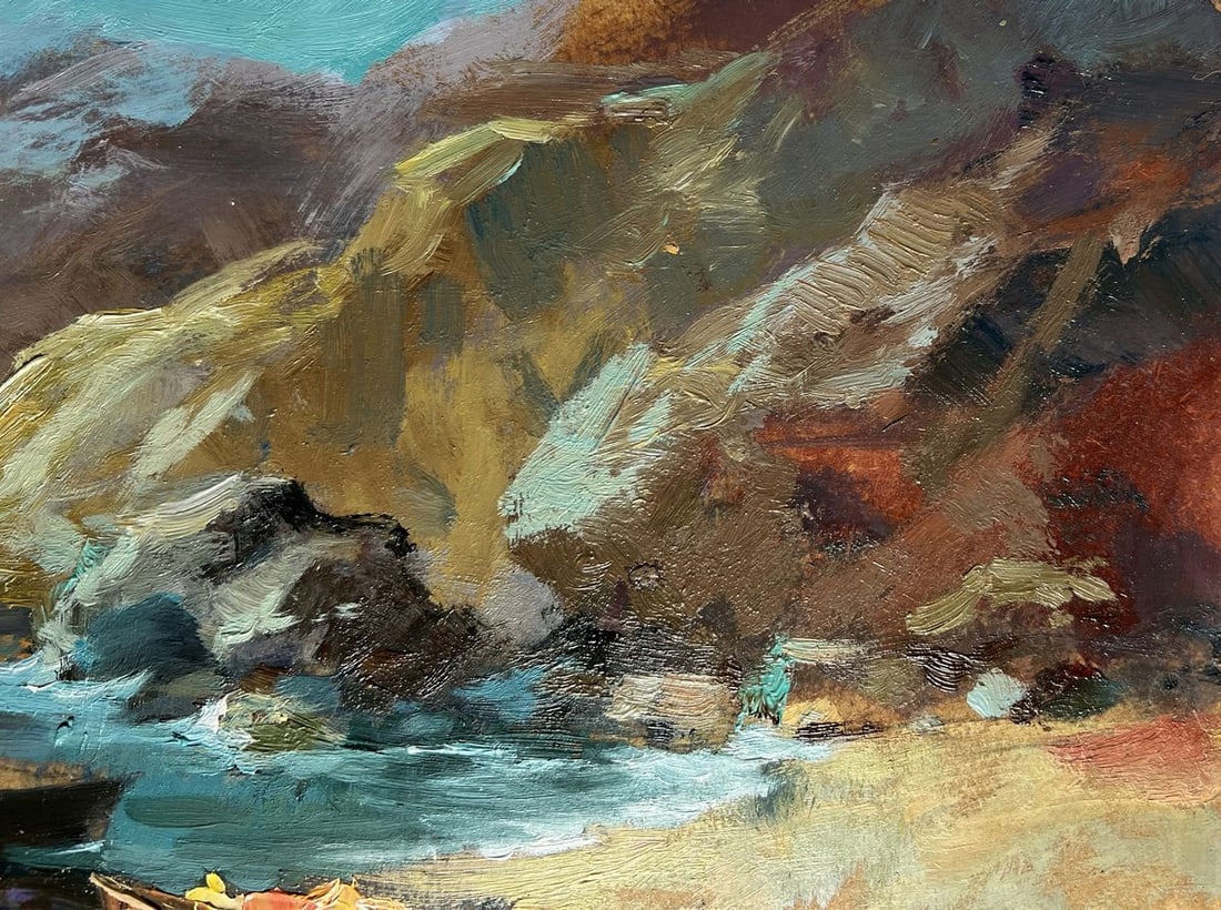 Oil painting Dream of the sea and mountains Yuriy Suprunchuk - 8