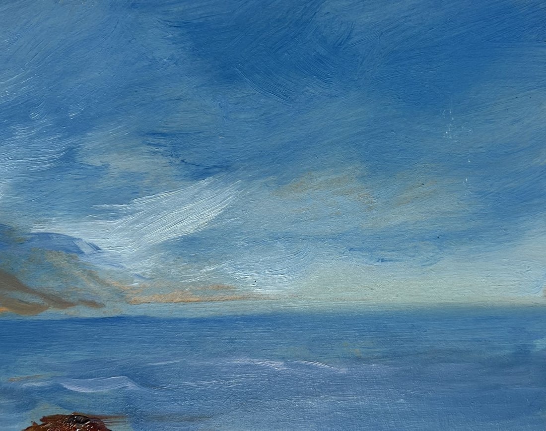 Oil painting Sea waves are beating against the shore Yuriy Suprunchuk - 9