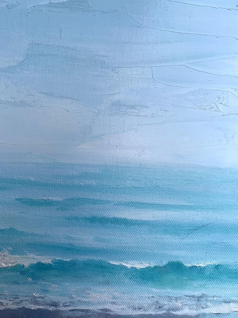 Oil painting Warm sea Tatyana Derdey - 10