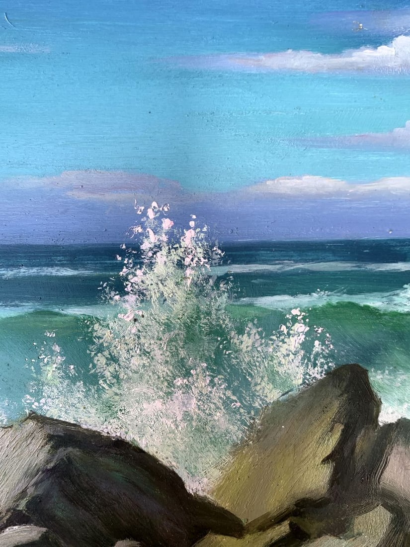Oil painting Sea waves Mykhailo Burdylo - 10