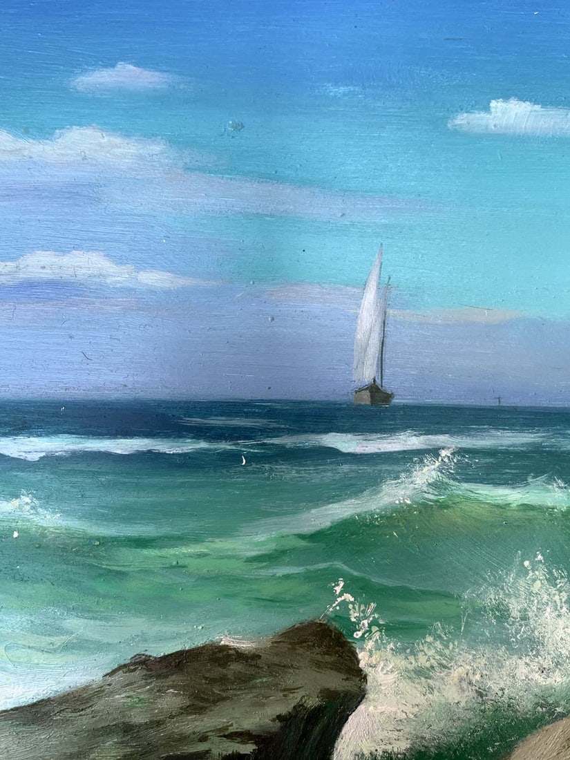 Oil painting Sea waves Mykhailo Burdylo - 4