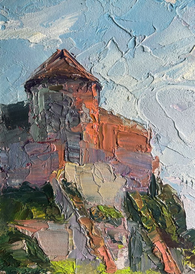 Oil painting Fortress by the sea Boris Serdyuk - 4