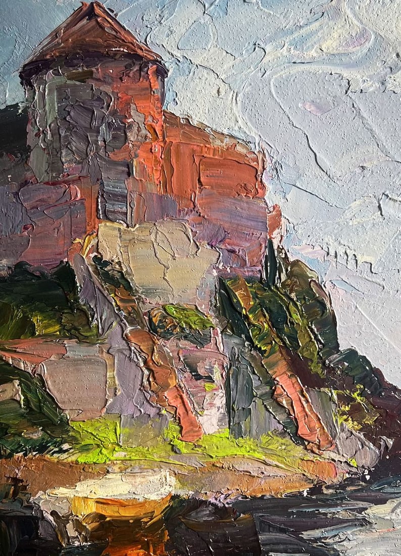 Oil painting Fortress by the sea Boris Serdyuk - 8